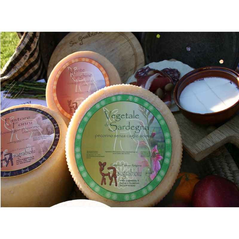 Végétale de Sardegna - Pecorino pour végétariens - Su Grabiolu Végétale de Sardegna - Pecorino pour végétariens - Su Grabiolu