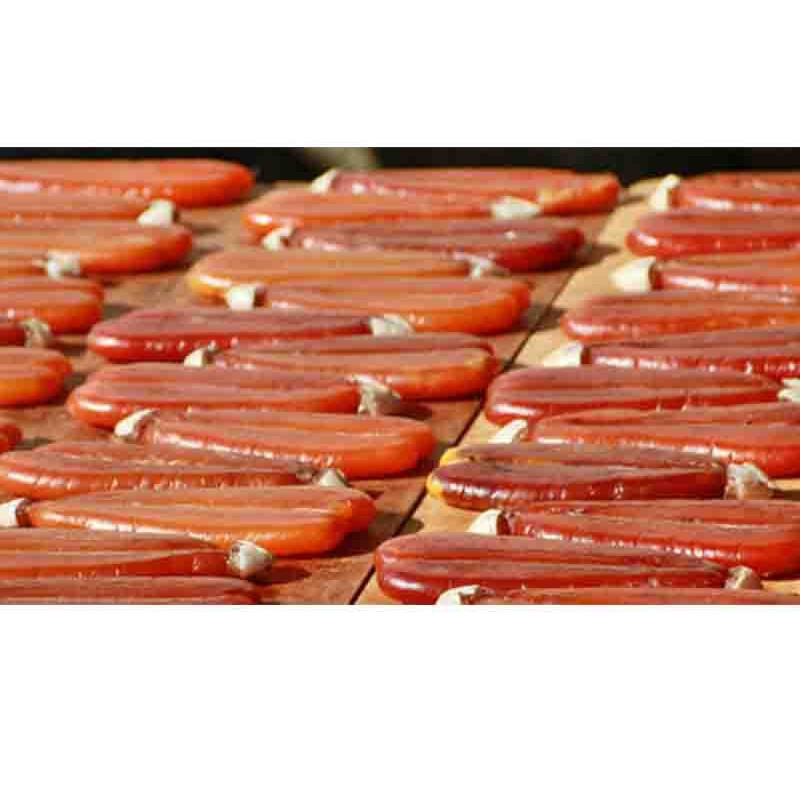 Bottarga di Muggine Lavorata a Cabras - Baffe da 180gr - Prodotto Tipico Sardo - Nuovo Consorzio Cooperative Pontis Bottarga di Muggine Lavorata a Cabras - Baffe da 180gr - Prodotto Tipico Sardo - Nuovo Consorzio Cooperative Pontis