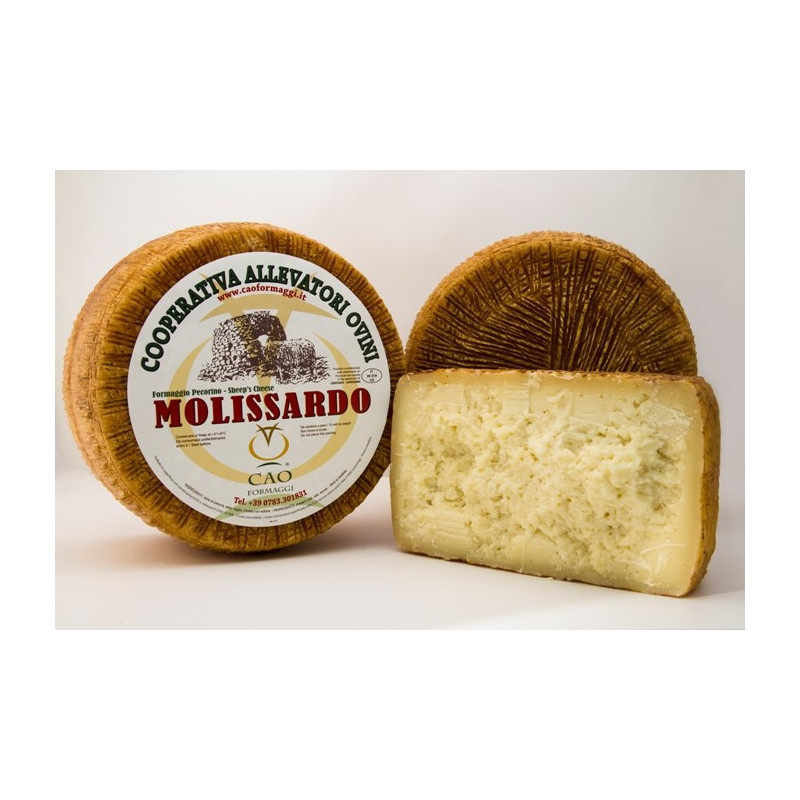 Molissardo - 1/2 Forma 3kg - Cao Formaggi Molissardo - 1/2 Forma 3kg - Cao Formaggi
