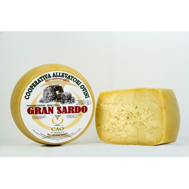 Gran Sardo, fromage pecorino - demi forme - Cao Formaggi