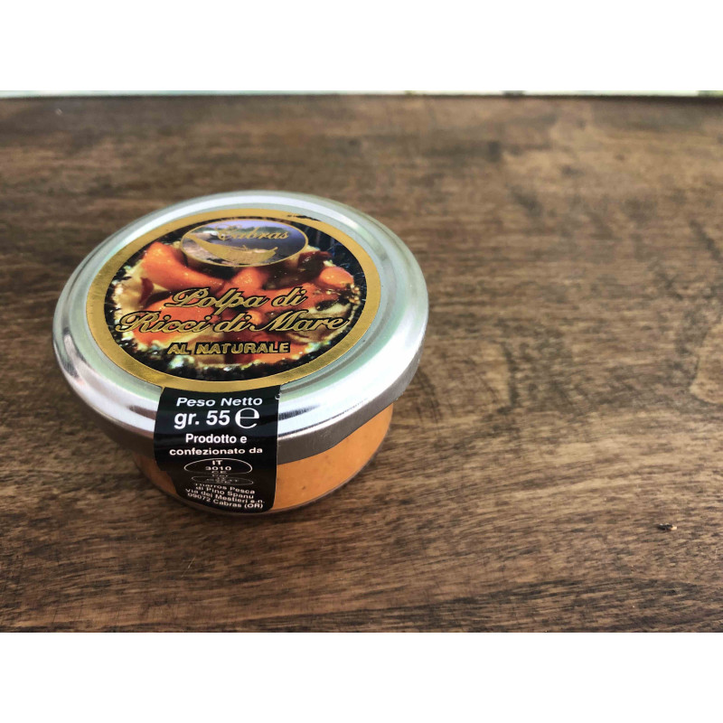 Polpa di Ricci di Mare - Prodotto Tipico Sardo - Vasetto da 55gr - Tharros Pesca