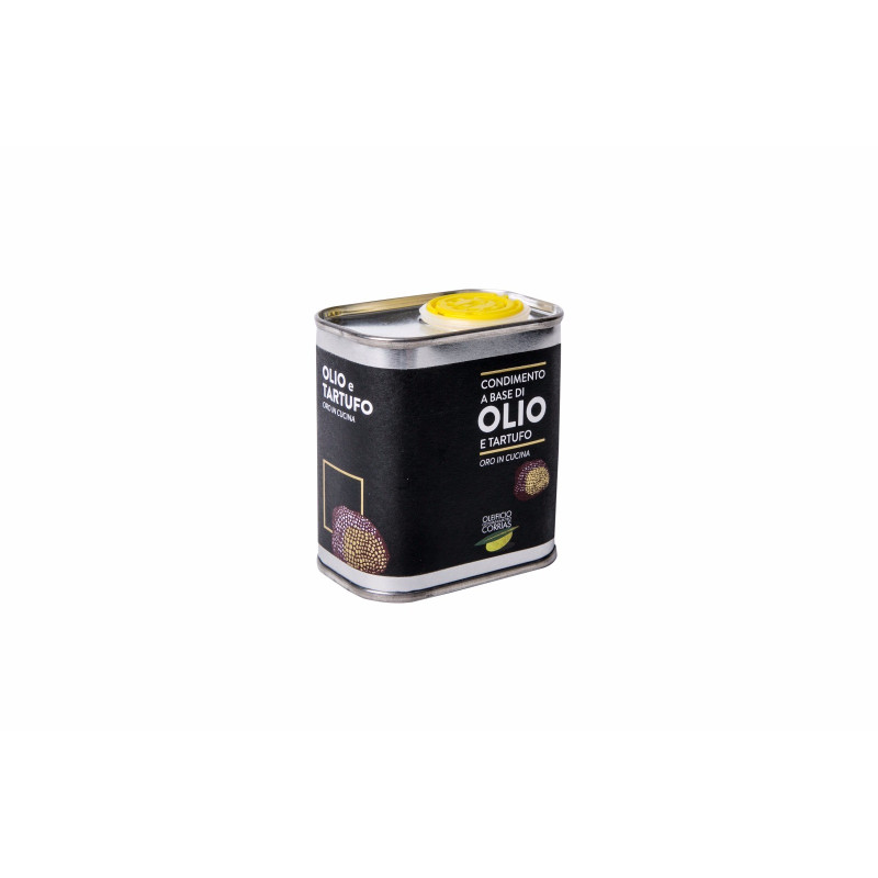 Huile d'olive extra vierge, aromatisée à la truffe - Oleificio Corrias Huile d'olive extra vierge, aromatisée à la truffe - Oleificio Corrias