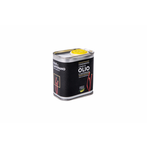 Olio extra vergine di oliva, aromatizzato allo zafferano - Oleificio Corrias