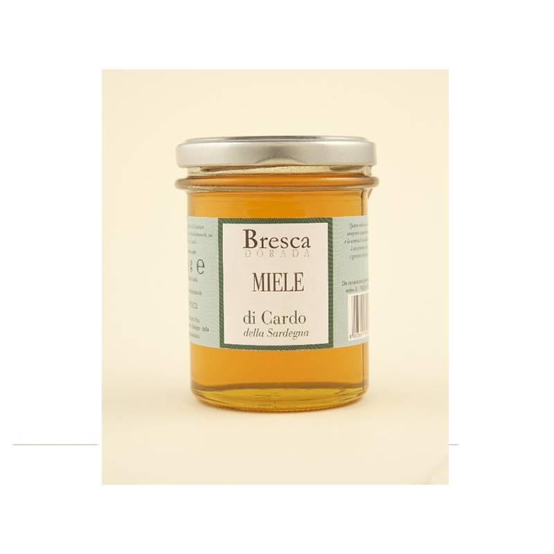 Miele di Cardo - Miele Sardo - Prodotto Tipico Sardo - Vasetto da 250g - Bresca Dorada Miele di Cardo - Miele Sardo - Prodotto Tipico Sardo - Vasetto da 250g - Bresca Dorada