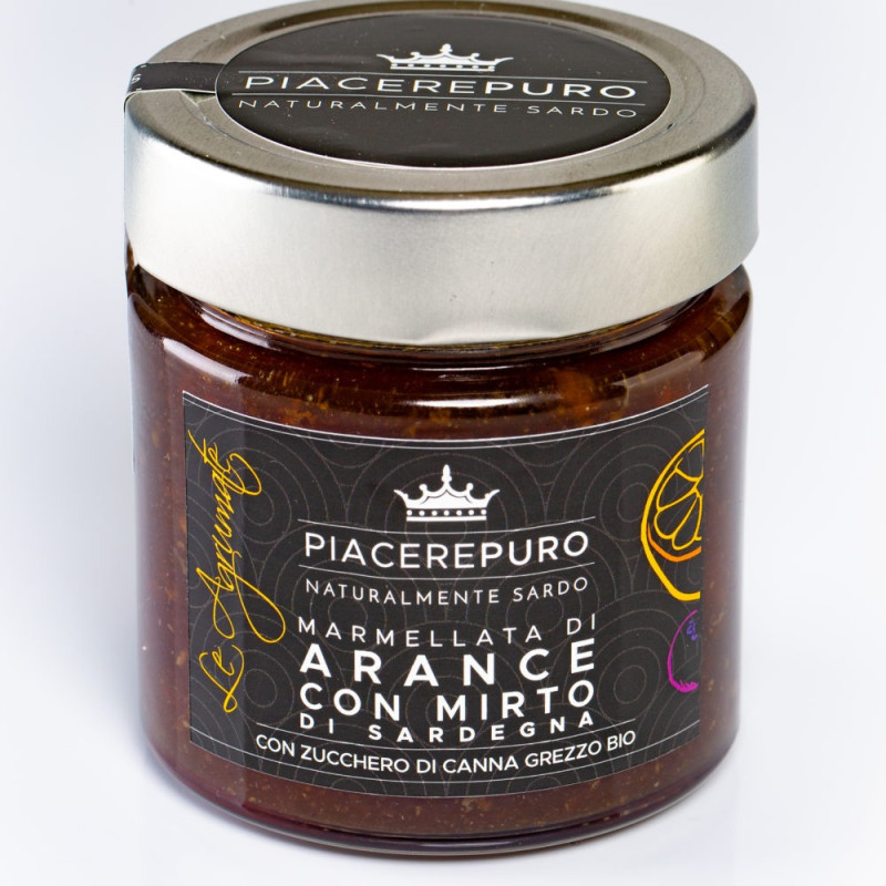 Marmellata di arance con mirto sardo - Piacere Puro Marmellata di arance con mirto sardo - Piacere Puro