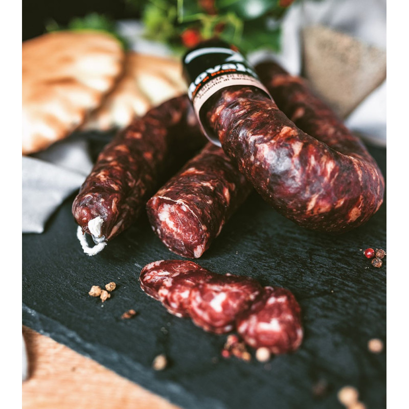 Sardinian sausage with aniseed seeds - Salumificio Rovajo Sardinian sausage with aniseed seeds - Salumificio Rovajo