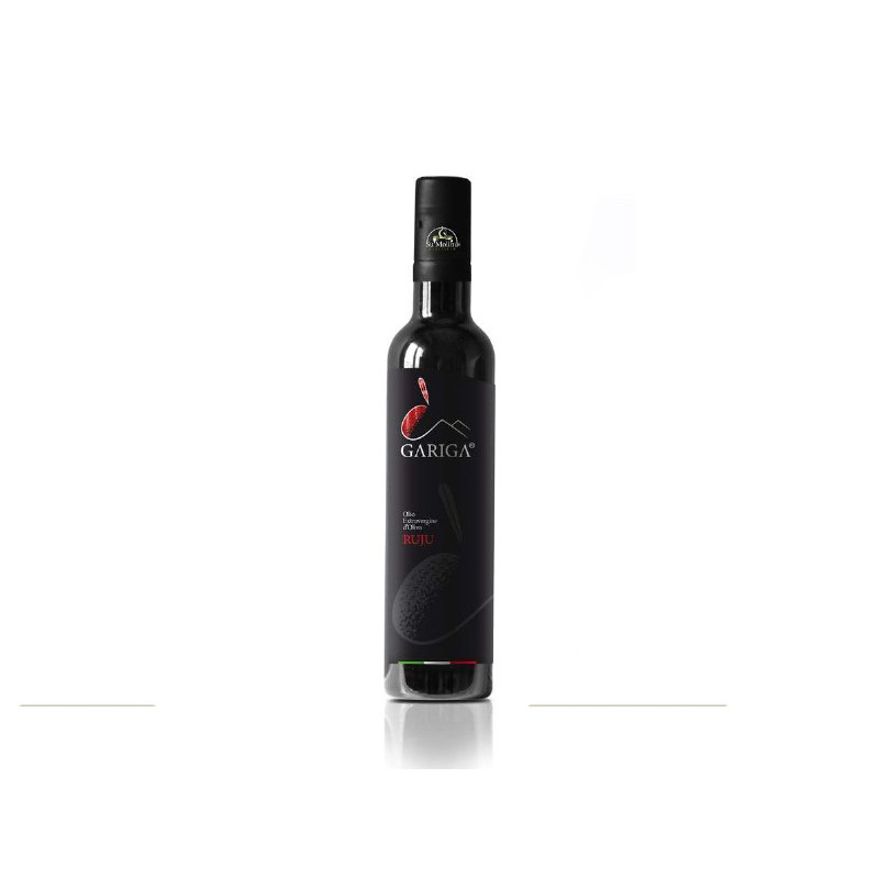 RUJU, huile d'olive sarde. Coratina, Pibireddu - Gariga RUJU, huile d'olive sarde. Coratina, Pibireddu - Gariga