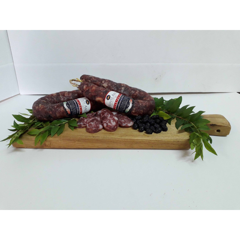 Salsiccia sarda al mirto - Salumificio Monte Arci Salsiccia sarda al mirto - Salumificio Monte Arci