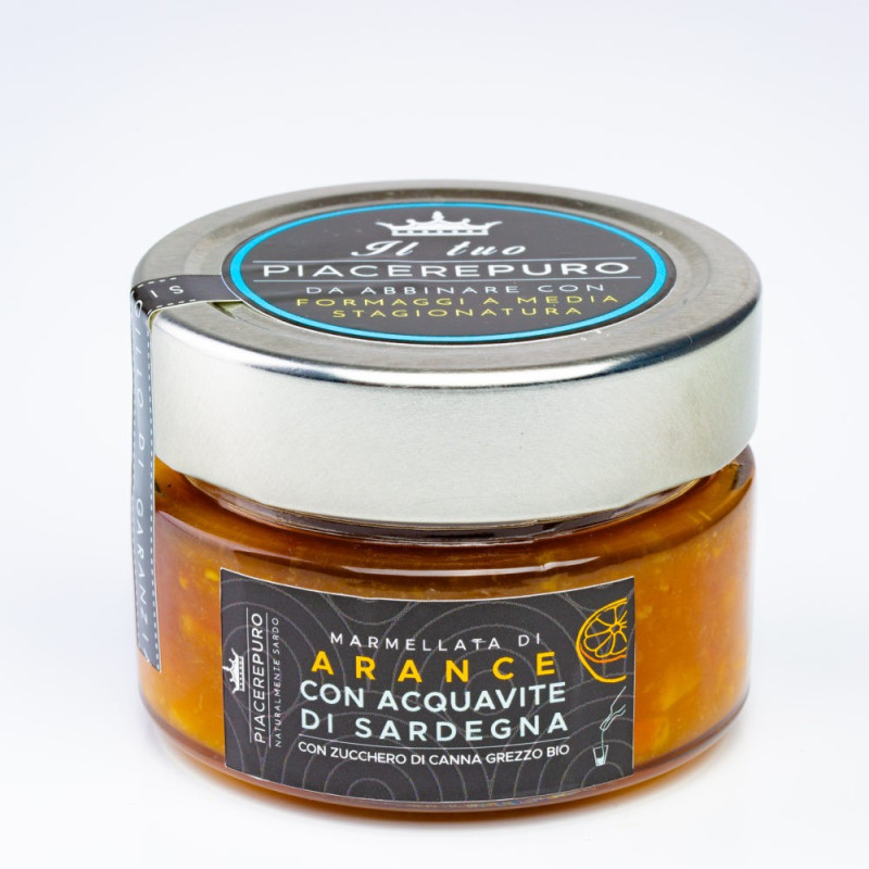 Marmellata di Arance con acquavite Sarda - Piacere Puro Marmellata di Arance con acquavite Sarda - Piacere Puro