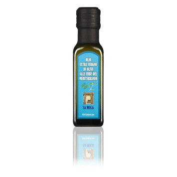 Olio d'oliva al basilico - Sa Mola