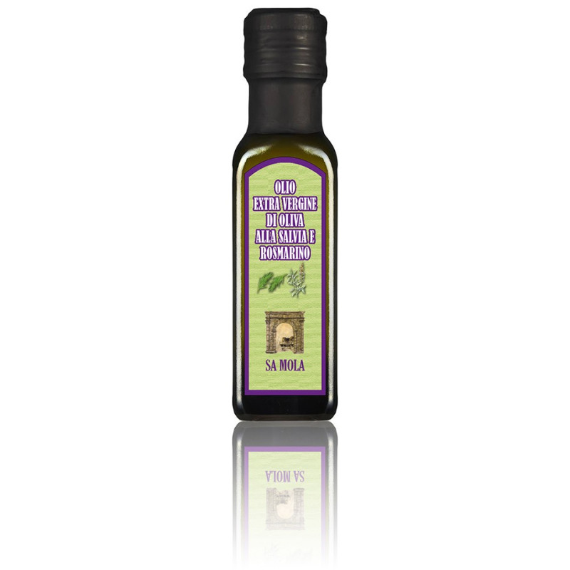 Olive oil with sage and rosemary - Sa Mola Olive oil with sage and rosemary - Sa Mola