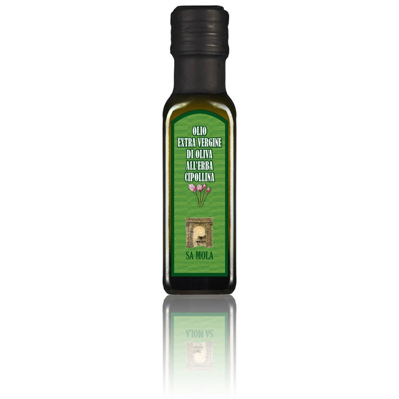Huile d'olive ciboulette - Sa Mola Huile d'olive ciboulette - Sa Mola