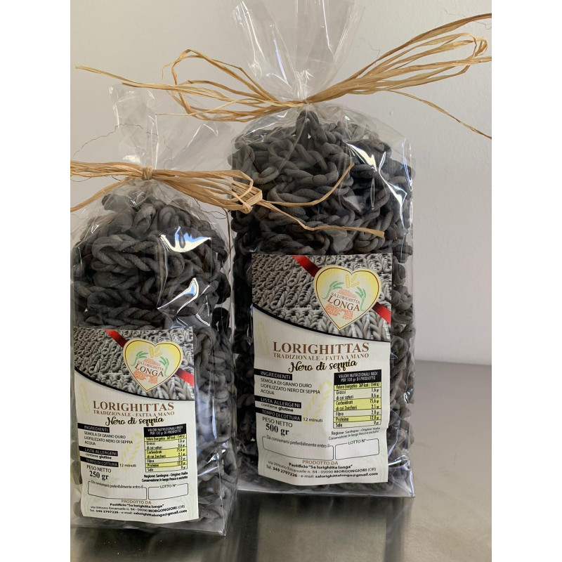 Nero di seppia Lorighittas - Sa Lorighitta Longa Nero di seppia Lorighittas - Sa Lorighitta Longa