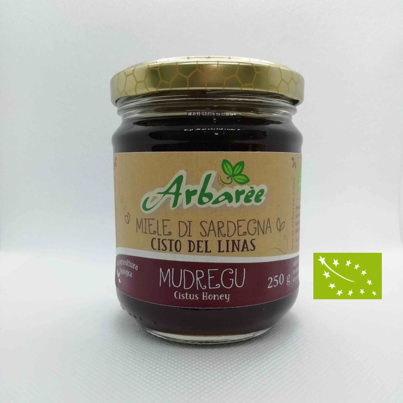 Miel de ciste de Sardaigne biologique - Arbarée Miel de ciste de Sardaigne biologique - Arbarée
