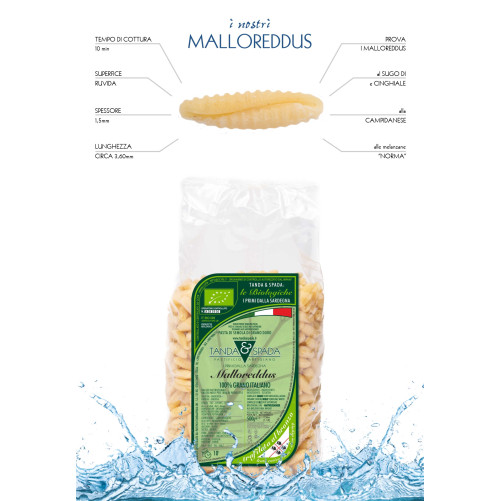 Malloreddus sardi biologici - Tanda & Spada