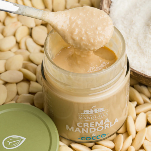CREMA BIO DI MANDORLA E COCCO - La Fattoria della Mandorla