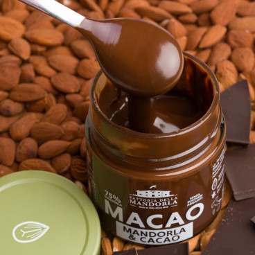 MACAO - CREMA BIO DI MANDORLA E CACAO - La Fattoria della Mandorla