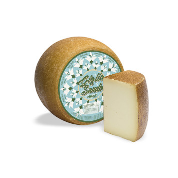 Sardo-Lilie.Halbreifer Pecorino-Käse - Argiolas Formaggi