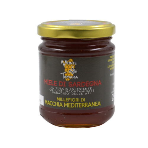 Miele di Macchia Mediterranea - Vasetto 250 gr - Monte Tamara