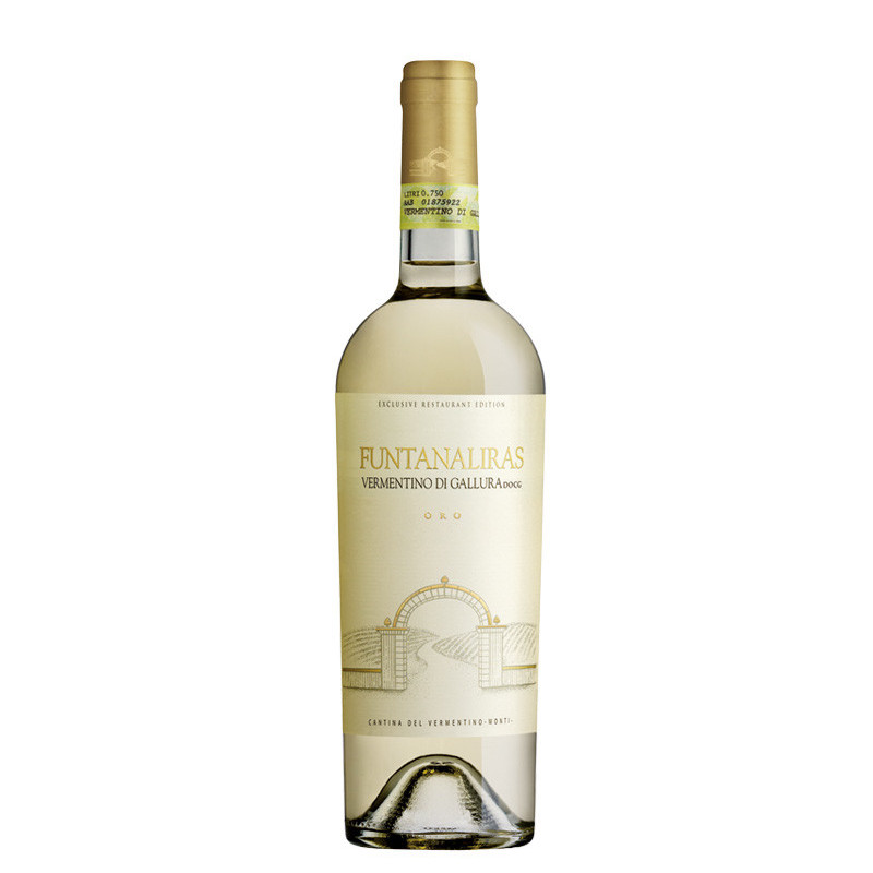 Funtanaliras Oro - Vino Bianco - Vermentino di Gallura Superiore D.O.C.G. - Bottiglia da 0,75 l - Cantina del Vermentino Funtanaliras Oro - Vino Bianco - Vermentino di Gallura Superiore D.O.C.G. - Bottiglia da 0,75 l - Cantina del Vermentino