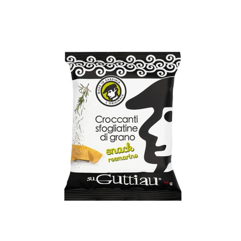Guttiau Rosmarino - Pane Tipico Sardo - Confezione da 300 g - Su Guttiau Guttiau Rosmarino - Pane Tipico Sardo - Confezione da 300 g - Su Guttiau