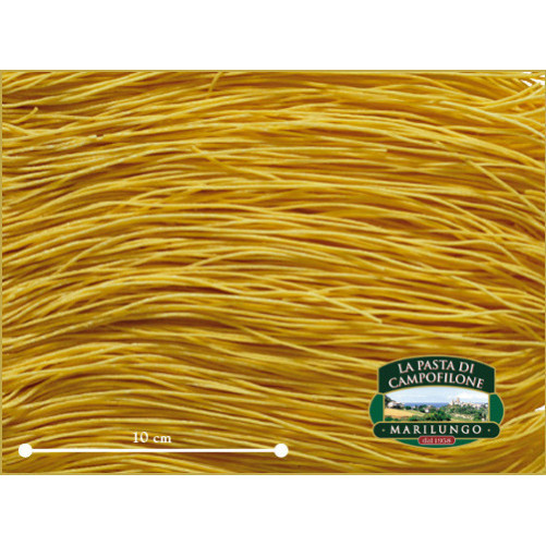 Maccheroncini di Campofilone I.G.P. - Pasta all’Uovo Tipica Marchigiana - Pacco da 250 g - Marilungo