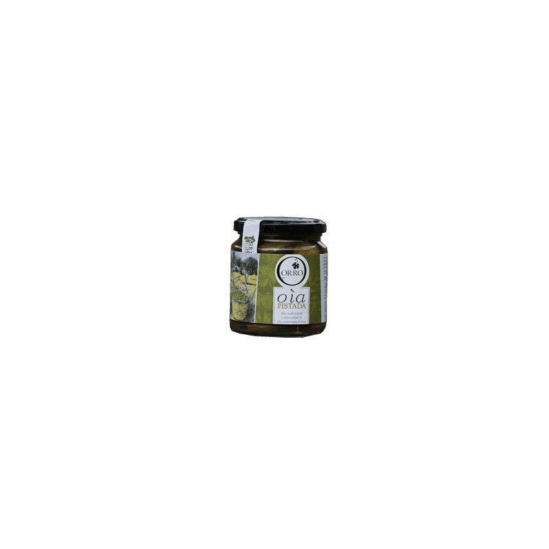 Oia Pistada, olive denocciolate e pestate in olio evo - Famiglia Orro Oia Pistada, olive denocciolate e pestate in olio evo - Famiglia Orro