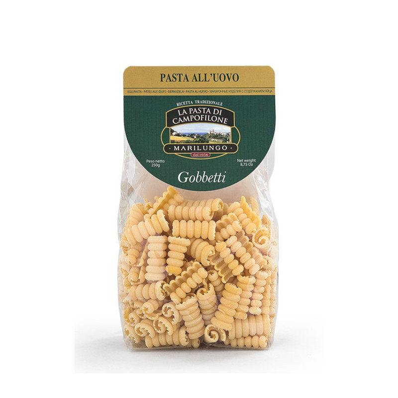 Gobbetti - Pasta all’Uovo Marchigiana - Pacco da 250 g - Marilungo Gobbetti - Pasta all’Uovo Marchigiana - Pacco da 250 g - Marilungo