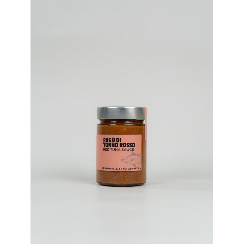 Ragù di Tonno Rosso - Vasetto da 320gr - Prodotto Ittico Sardo - Gusti Pregiati Ragù di Tonno Rosso - Vasetto da 320gr - Prodotto Ittico Sardo - Gusti Pregiati