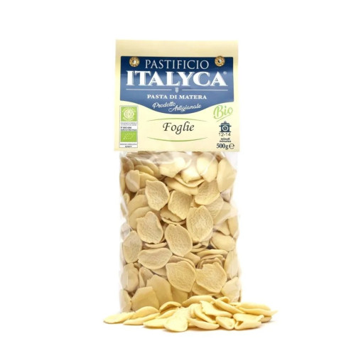 Foglie Bio - Pasta di Grano Duro - Prodotta in Basilicata - Pacco da 500 g - Pastificio Italyca