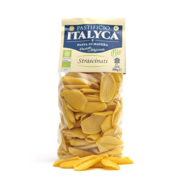 Strascinati Bio- Pasta di Grano Duro - Prodotta in Basilicata - Pacco da 500 g - Pastificio Italyca