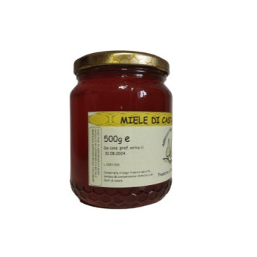 Organic Chestnut Honey – Tuscan Honey – 500 g Jar – Azienda Agricola Maccioni Piero