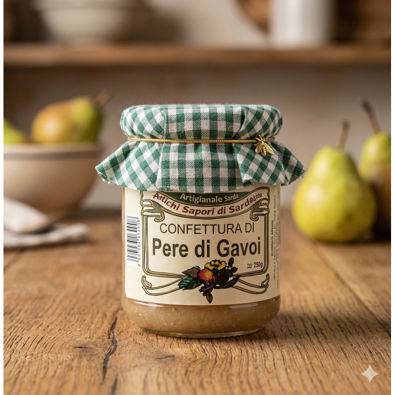 Gavoi pear jam made in Sardinia - Francesco Ibba Gavoi pear jam made in Sardinia - Francesco Ibba
