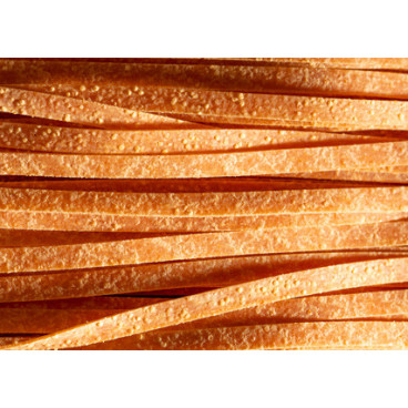 Chilli Fettuccine - Special Egg Pasta - Made in the Marche Region - 250 g Pack - Marcozzi di Campoflione