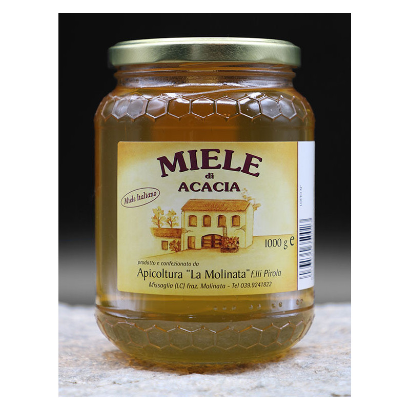 Acacia Honey - Lombardy Honey - 250 g Jar - “La Molinata” Beekeeping Acacia Honey - Lombardy Honey - 250 g Jar - “La Molinata” Beekeeping