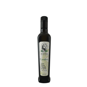 Monocultivar Casaliva Olive Oil – Extra Virgin Olive Oil – Produced in Brescia – 500 ml Bottle – Frantoio Manestrini