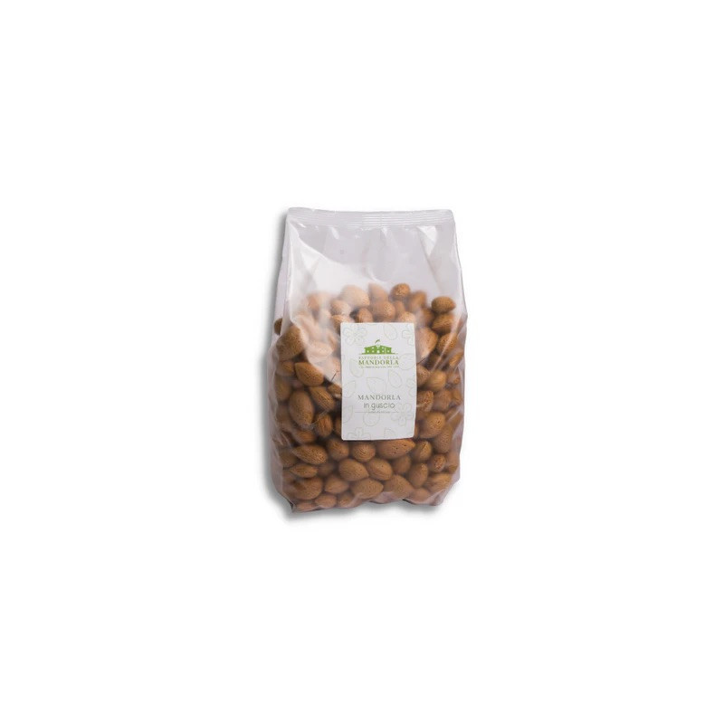 Amandes de Toritto Bio en Coque - Amandes en Coque - Produit à Bari - Sachet de 500 g - La Fattoria Della Mandorla Amandes de Toritto Bio en Coque - Amandes en Coque - Produit à Bari - Sachet de 500 g - La Fattoria Della Mandorla