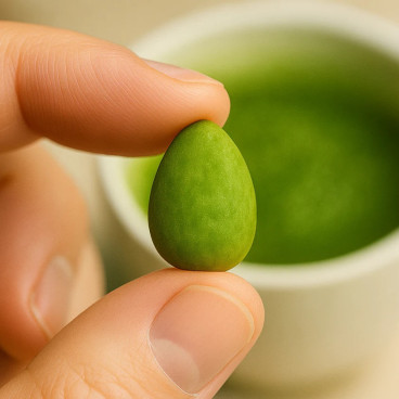 Mandorle al Cioccolato e Tè Matcha - La Fattoria Della Mandorla