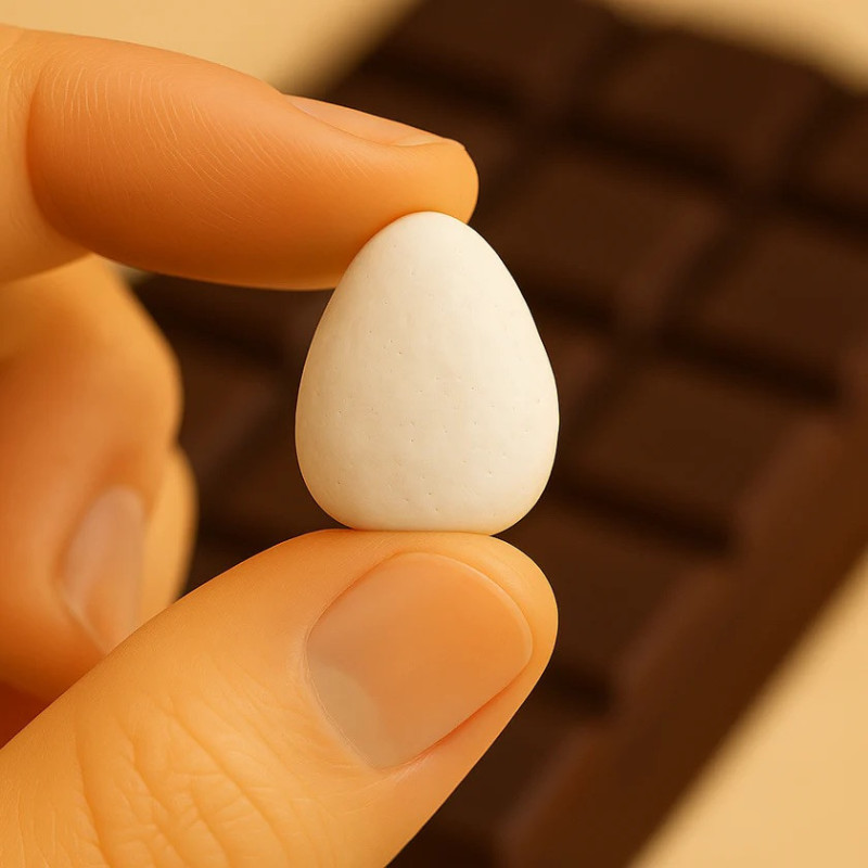 Mandorla Confettata al Cioccolato - Mandorle Ricoperte - Prodotto a Bari - Confezione da 200g - La Fattoria Della Mandorla