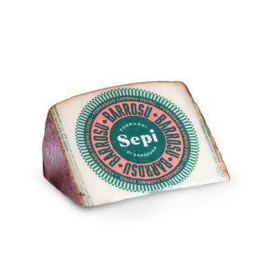Barrosu – Mixed Sheep’s and Goat’s Milk Cheese – Whole Wheel 2.8 kg– Produced in Marrubiu – Traditional Sardinian Product – Sepi