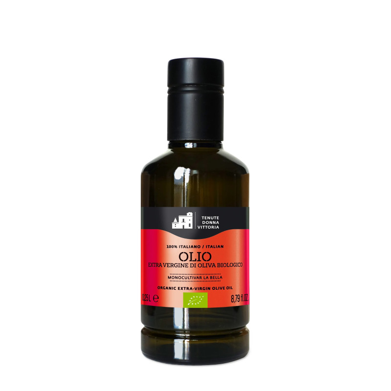 BIO Bella di Cerignola - Natives Olivenöl Extra - Typisches Apulisches Produkt - 500-ml-Flasche - Tenute Donna Vittoria BIO Bella di Cerignola - Natives Olivenöl Extra - Typisches Apulisches Produkt - 500-ml-Flasche - Tenute Donna Vittoria