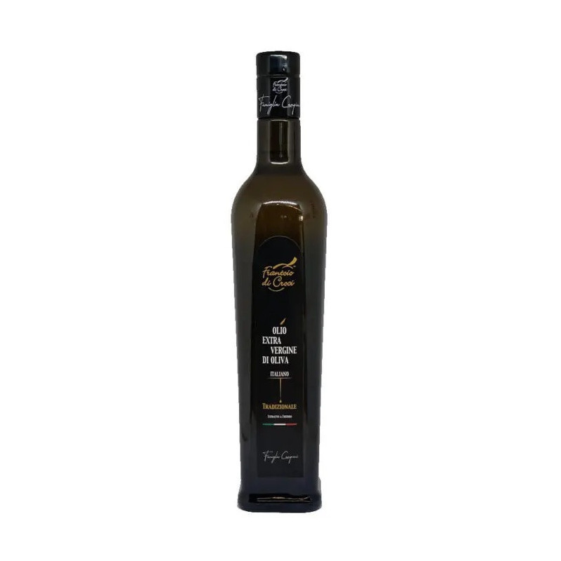 Traditionelles Natives Olivenöl Extra - EVO-Öl - Typisches Produkt aus der Toskana - 750-ml-Flasche - Frantoio di Croci Traditionelles Natives Olivenöl Extra - EVO-Öl - Typisches Produkt aus der Toskana - 750-ml-Flasche - Frantoio di Croci