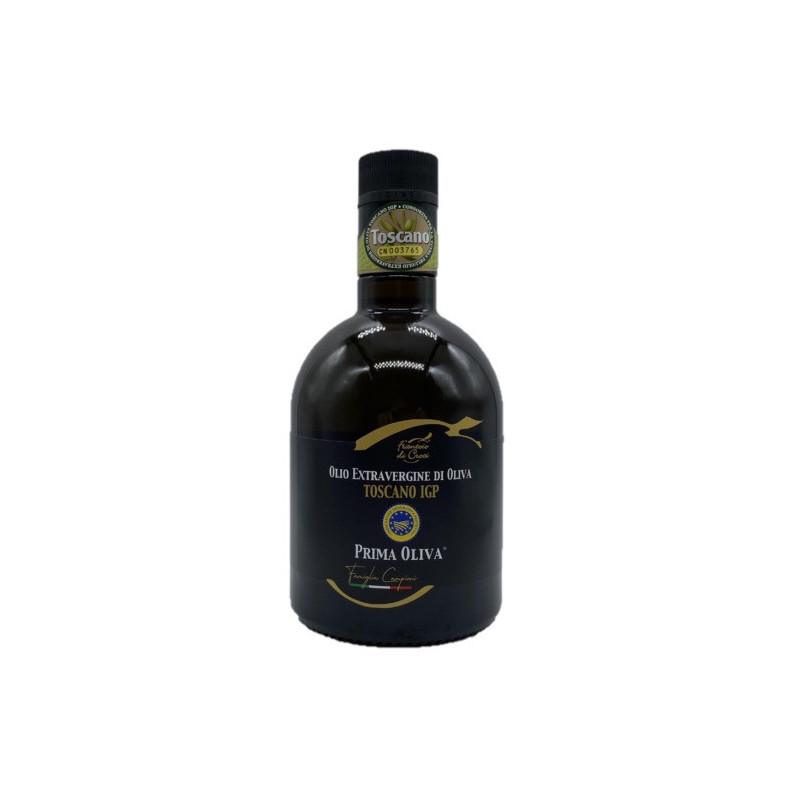 Natives Olivenöl Extra Prima Oliva Toscano IGP - EVO-Öl - Typisches Produkt aus der Toskana - 500-ml-Flasche - Frantoio di Croci