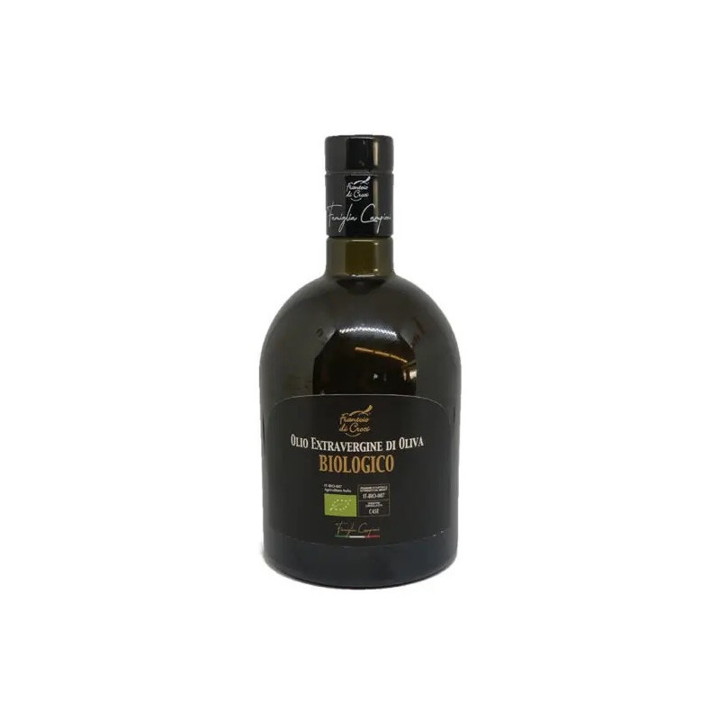 Huile d’Olive Vierge Extra Biologique - Huile EVO - Produit Typique Toscan - Bouteille de 750 ml - Frantoio di Croci Huile d’Olive Vierge Extra Biologique - Huile EVO - Produit Typique Toscan - Bouteille de 750 ml - Frantoio di Croci