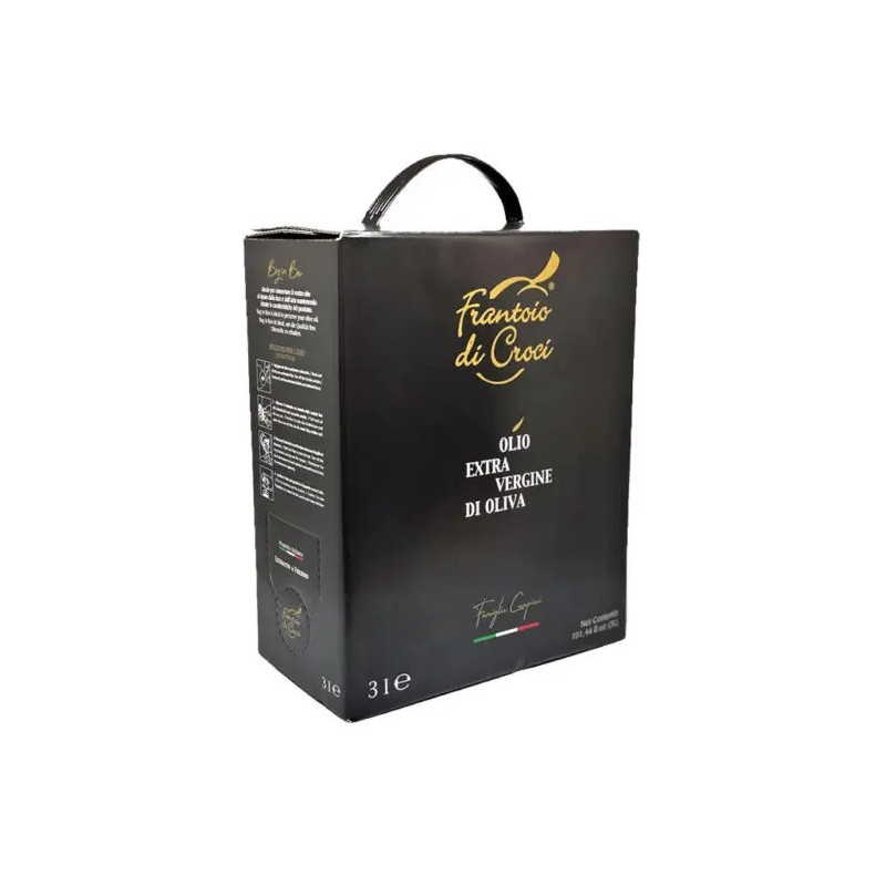 Huile d’Olive Vierge Extra Biologique - Huile EVO - Produit Typique Toscan - Bidon de 3 L - Frantoio di Croci Huile d’Olive Vierge Extra Biologique - Huile EVO - Produit Typique Toscan - Bidon de 3 L - Frantoio di Croci