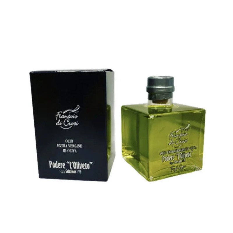 Podere „L’Oliveto“ - Natives Olivenöl Extra - Typisches Produkt aus der Toskana - 200-ml-Flasche - Frantoio di Croci Podere „L’Oliveto“ - Natives Olivenöl Extra - Typisches Produkt aus der Toskana - 200-ml-Flasche - Frantoio di Croci