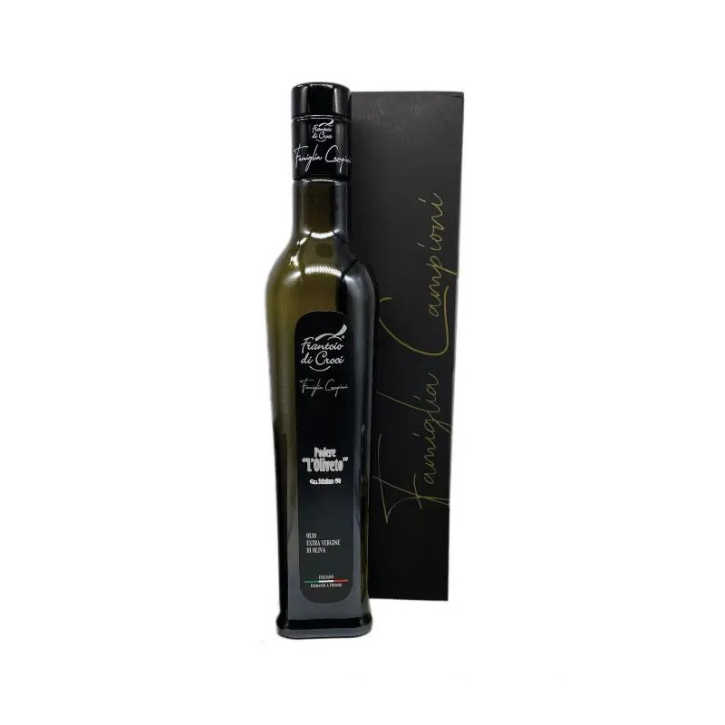 Podere “L’Oliveto” - Olio Extravergine di Oliva - Prodotto Tipico Toscano - Bottiglia da 500ml - Frantoio di Croci Podere “L’Oliveto” - Olio Extravergine di Oliva - Prodotto Tipico Toscano - Bottiglia da 500ml - Frantoio di Croci
