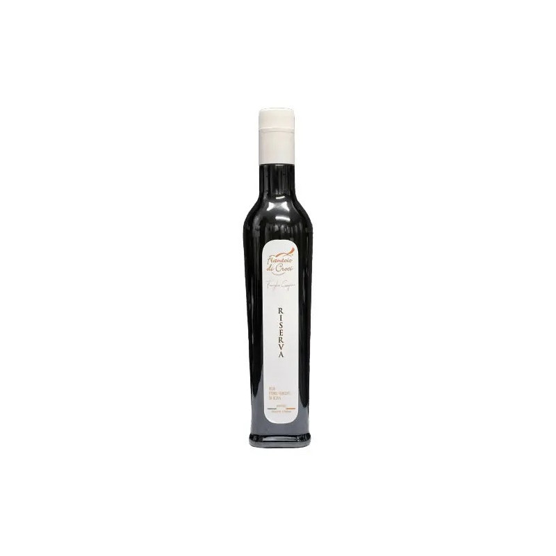 Riserva Natives Olivenöl Extra - EVO-Öl - Typisches Produkt aus der Toskana - 500-ml-Flasche - Frantoio di Croci Riserva Natives Olivenöl Extra - EVO-Öl - Typisches Produkt aus der Toskana - 500-ml-Flasche - Frantoio di Croci