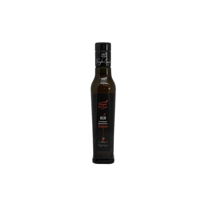 Chiliöl - Aromatisiertes Natives Olivenöl Extra - Hergestellt in der Toskana - 250-ml-Flasche - Frantoio di Croci Chiliöl - Aromatisiertes Natives Olivenöl Extra - Hergestellt in der Toskana - 250-ml-Flasche - Frantoio di Croci