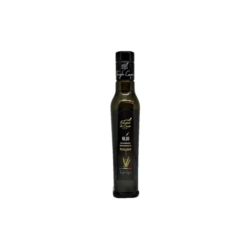 Rosmarinöl - Aromatisiertes Natives Olivenöl Extra - Hergestellt in der Toskana - 250-ml-Flasche - Frantoio di Croci Rosmarinöl - Aromatisiertes Natives Olivenöl Extra - Hergestellt in der Toskana - 250-ml-Flasche - Frantoio di Croci
